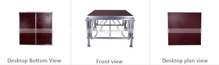 Brand new assemble aluminium indoor concert wedding stage with high quality