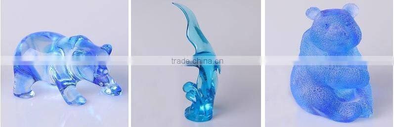 colorful STAUROS glass cross decor