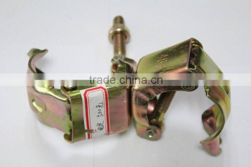 factory lowest price Galvanzied Fixed Clamps Coupler Scaffolding Fastener