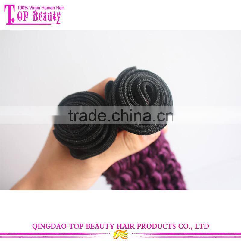 6A 7A 8A Cheap Wholesale Bohemian Purple Peruvian Virgin Kinky Curly Hair