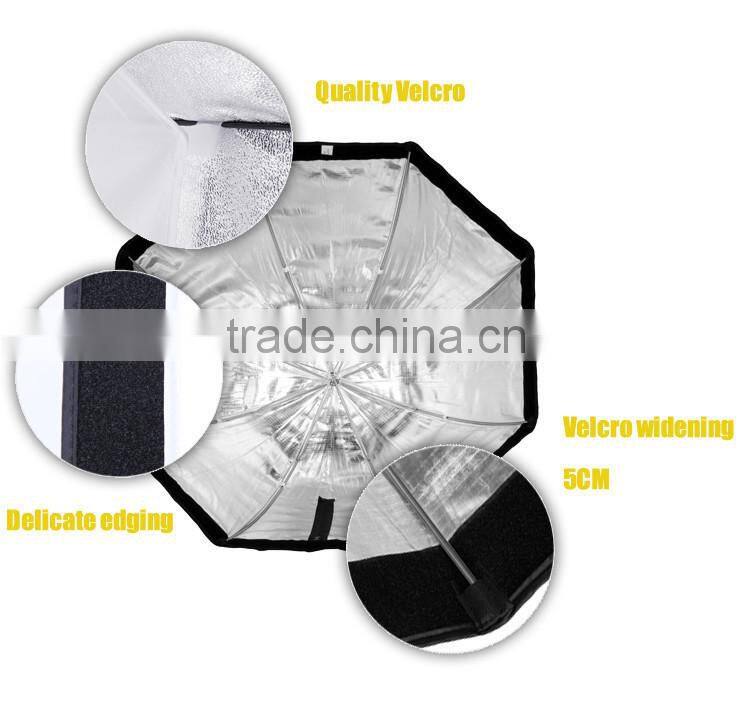 Wholesale professional speedlite umbrella softbox 80cm 32" with honeycomb grid for speedlite flash light