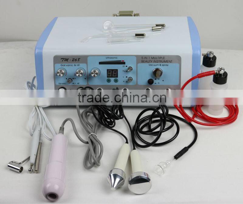 Portable high frequency galvanic facial machine