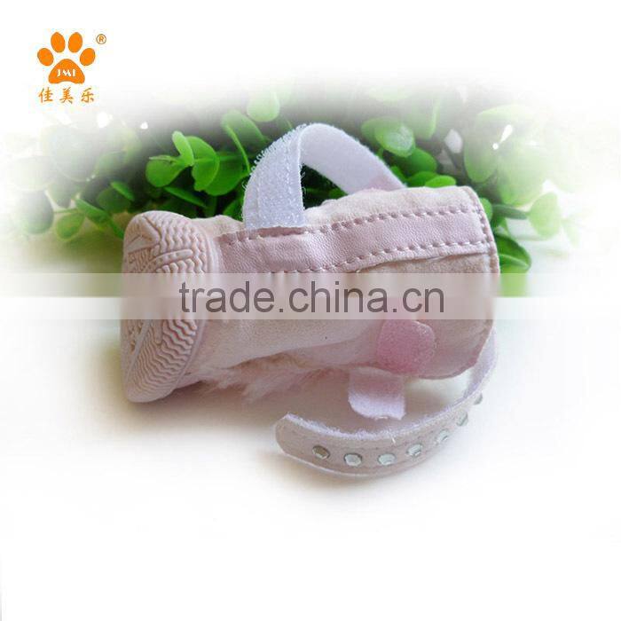 JML 2014 New Fshionable Winter Dog Boots Pet Shoes Dog Slippers