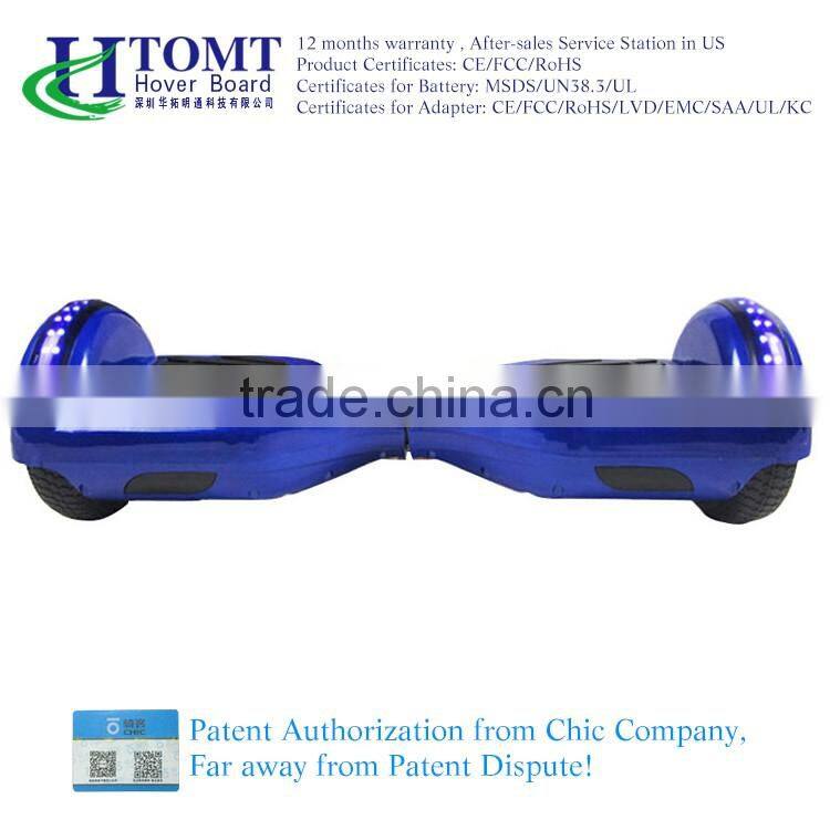 Electric Hoverboard 2 Wheels 6.5 Inch With LED Speaker Self Balance Hoverboard Electric Scooter Bluetooth