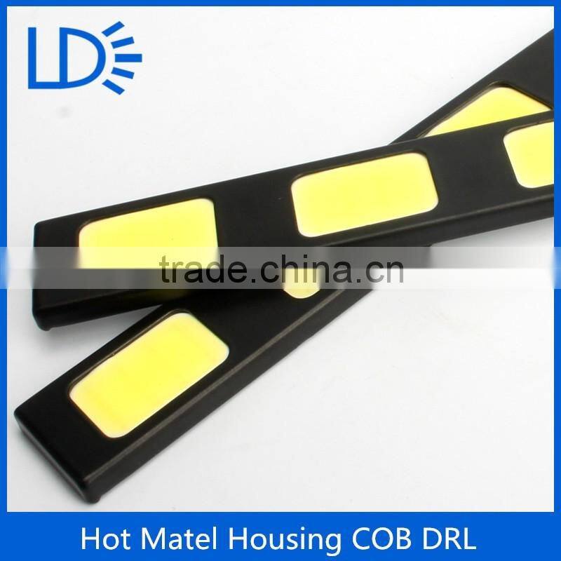 Super bright car cob flexible led drl led daytime running light