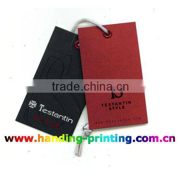 supply clothes paper hang tag printing service