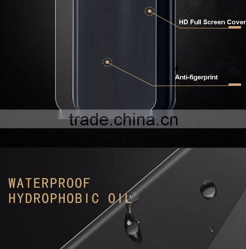 Top 10 !!!! 2016 Transparent Full Cover HD Clear Janpan AGC Tempered Glass Screen Protector for Samsung S7 Edge