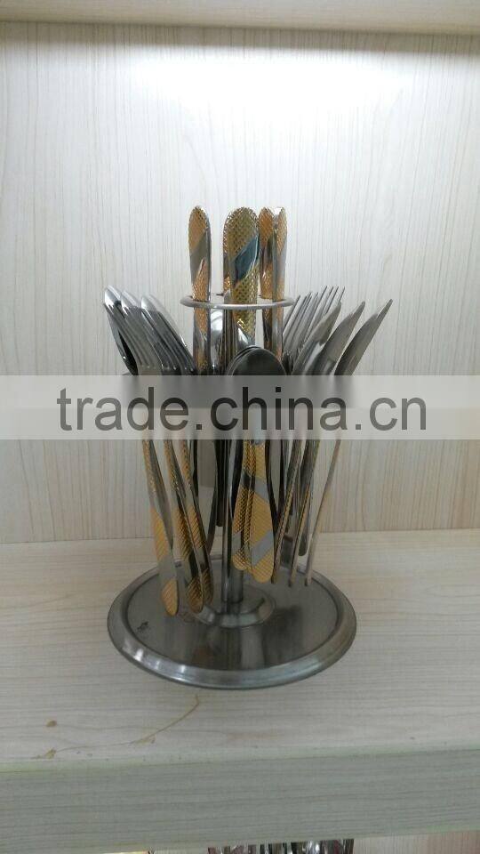kinds of spoon and fork , bent fork , spoon and fork stand