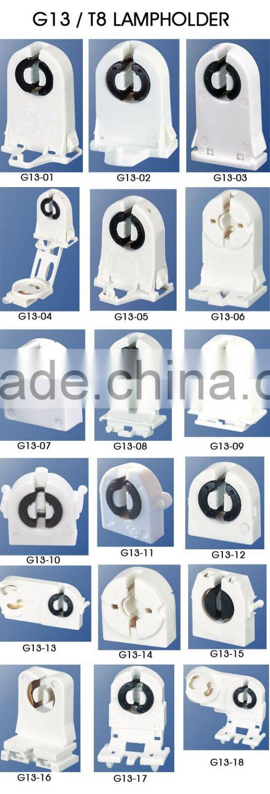 G13 Non-Shunted Socket UL Listed T8 T10 Tube Light Lamp holder Tombstone Fixture Holder