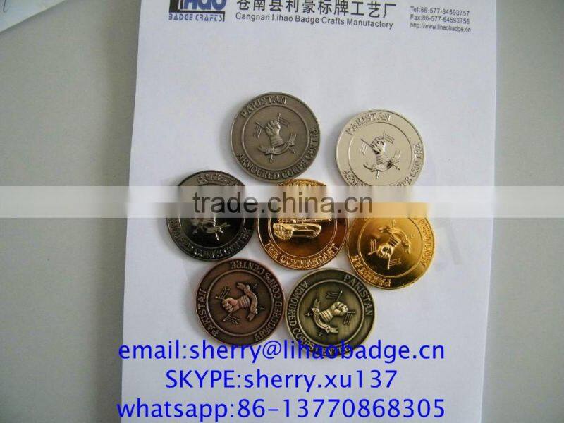 Custom 3D Army Tank coin,zinc alloy metal coin,souvenir badges