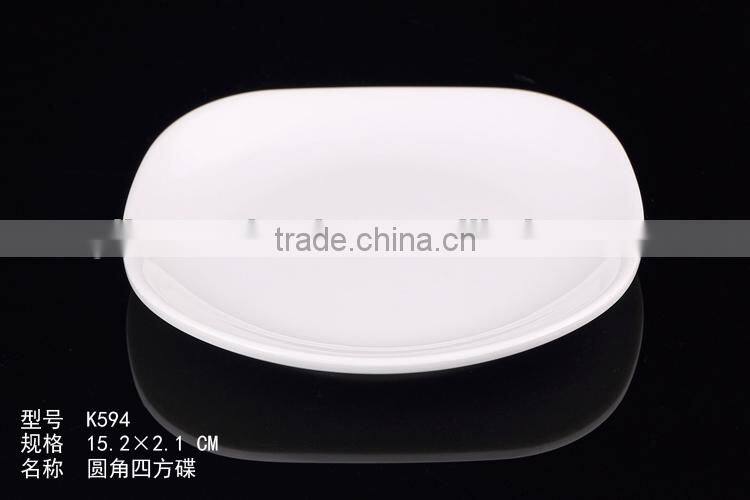 2015 hot selling manufacter wholeasle OEM colorful food plastic personalized melamine corelle plates