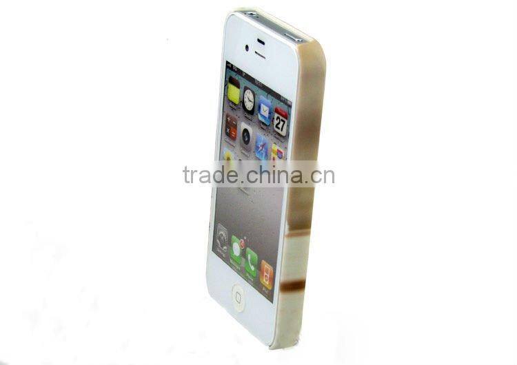 Monchhchi Cartoon Smooth Silicone Skin Back Case Cover Protector for Apple iPhone 4G 4S