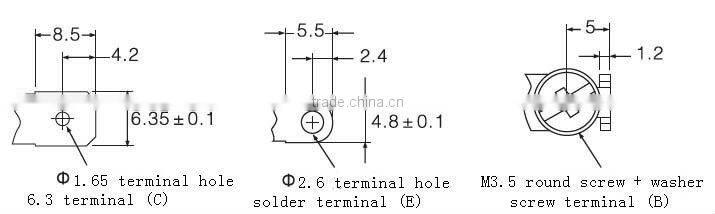 RoHs PC type toggle switch name plate