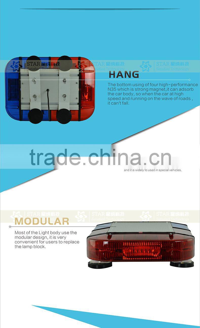 12V car led strobe mini lightbar led warning light TBD-A08