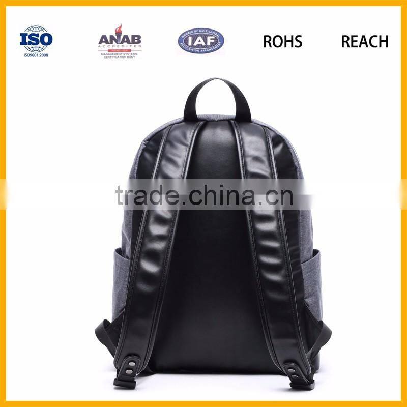 Snowflake material PU leather travel casual backpack
