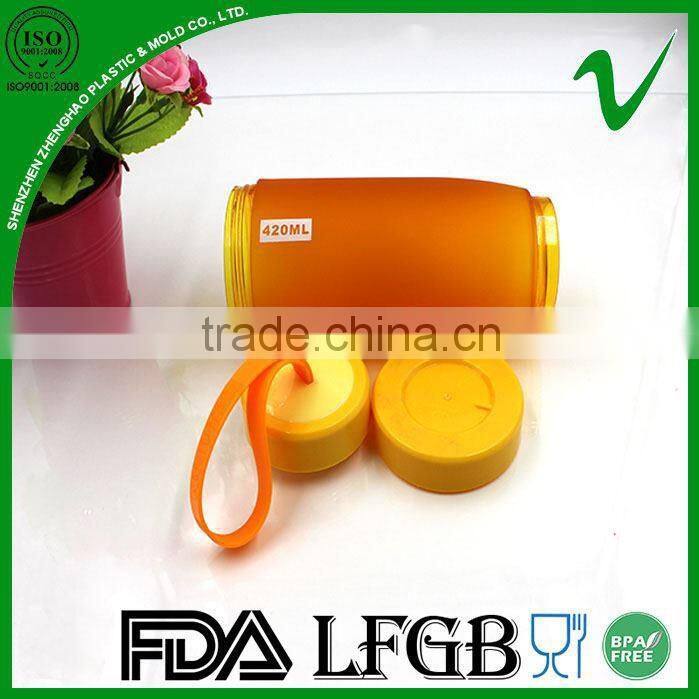 PCTG hotsale empty disposable plastic matte bottle with twin neck