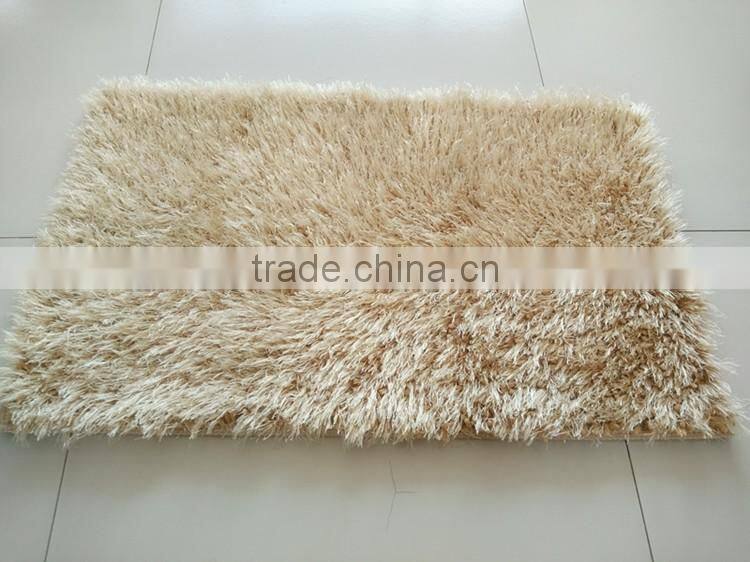 long pile microfiber chenille bath rug