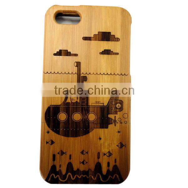 Natural for iphone 5 case bamboo