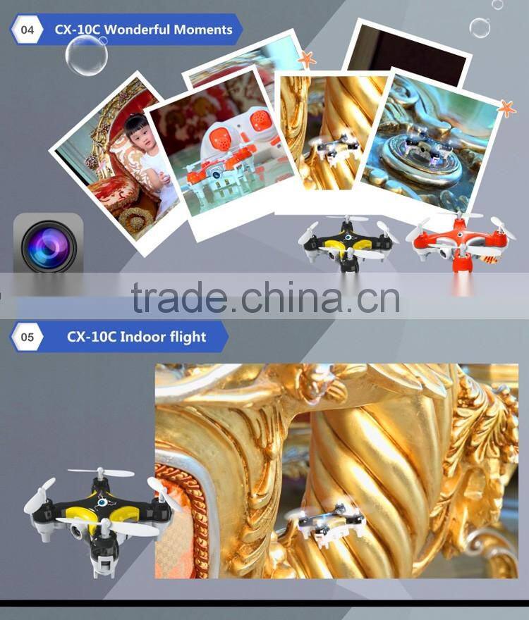 Cheerson CX-10C is the world's smallest drone with camera