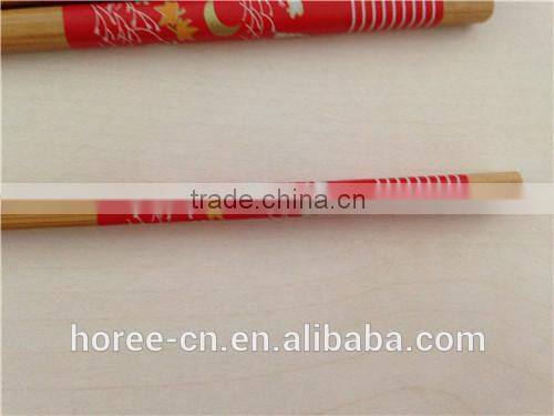 22.5 CM long SGS certified healthy food grade bamboo wooden painted chopsticks