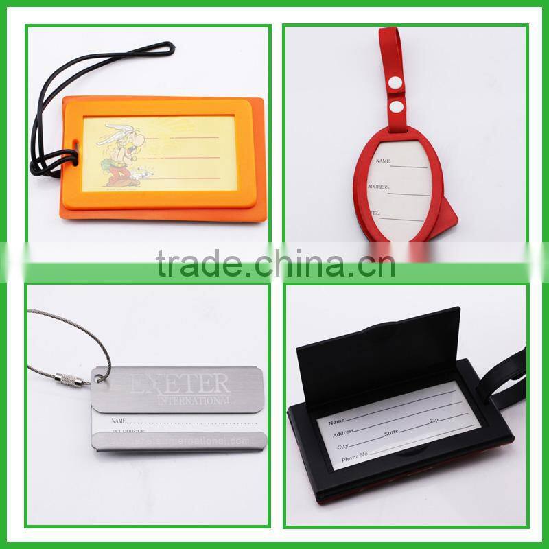 Rubber luggage tag