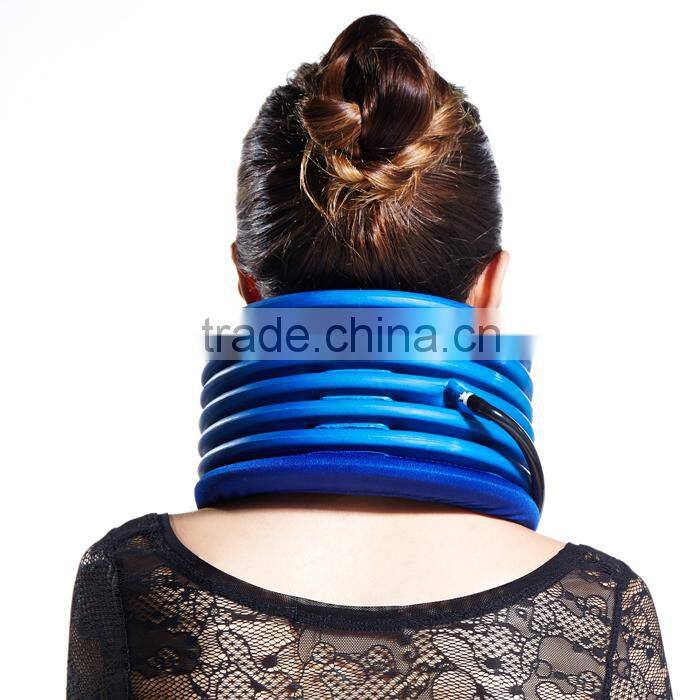air pump medical cervical traction device soft Neck massage collar inflatable neck collar with low price