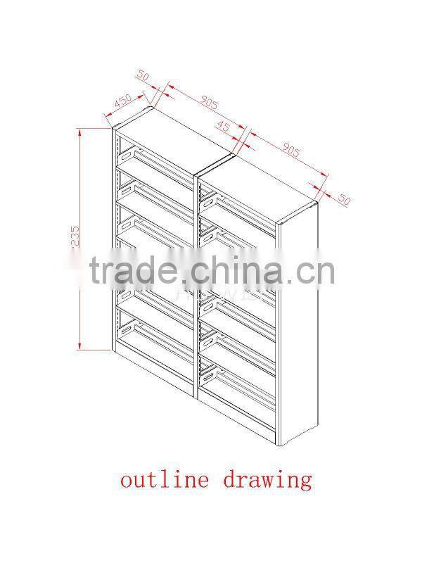 School library furniture selective heavy storage goods shelf