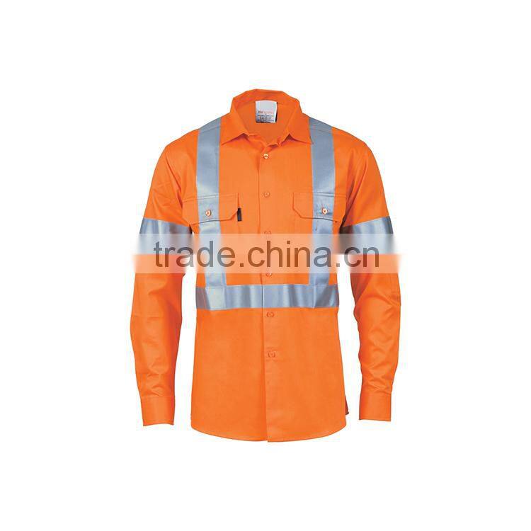 Waterproof Oil Repellent Uniform Professional Denim Work Shirt