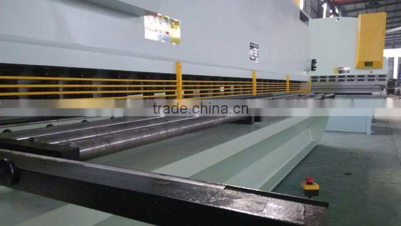Hot sale 4000mm nc steel guillotine shear machine hydraulic metal sheet cutting machine 8mm
