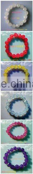 crystal bracelet uv bead bracelet glow bead bracelet