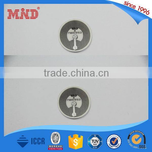 MDIY77 factory supply ISO 14443A Ntag213 nfc inlay/tag/label dry inlay wet inlay blank wet inlay