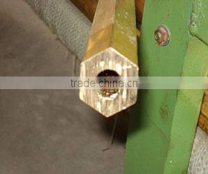 smooth surface C21000 hexagonal type brass copper tube