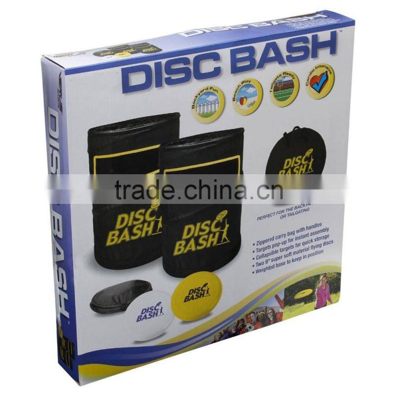 Spring Disc Slam Backyard Game Set/Frisbee Flying Disc Game