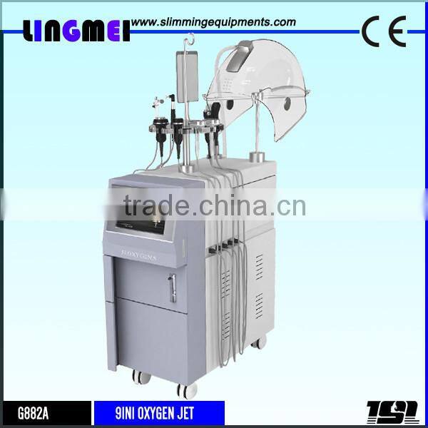 Medical grade multifunctional professional oxygen jet peel oxygen facial SPA salon Machine