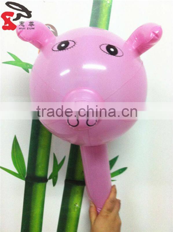 High quality PVC inflatable stick toys, inflatable animal stick for promotion
