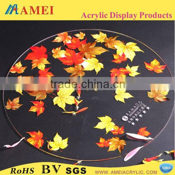 Promotional custom shape acrylic award plaque