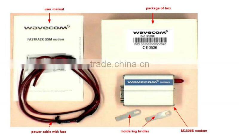 fastrack wireless m1306b gprs with Q2406 wavecom gsm modem