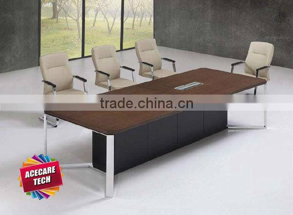 Office furniture/Executive table/Meeting desk/Chromed Stainless Steel luxury office table