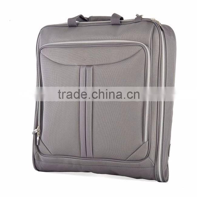 Best selling 100% polyetser luggage with built in clothes rack