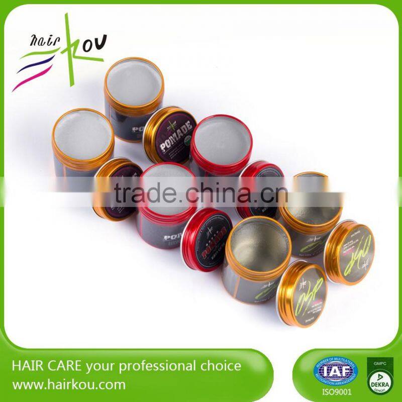 Manufacturer Water Soluble Hair Styling wax clay /New hair styles pomade