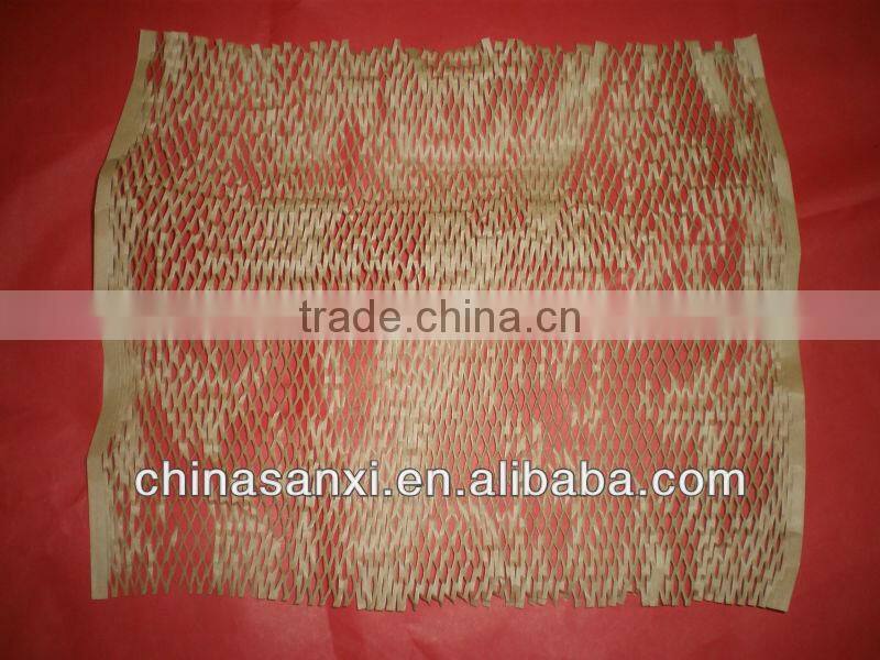 60g kraft packaging paper like an fishing net for preventing the fruit or porcelain from rubbing