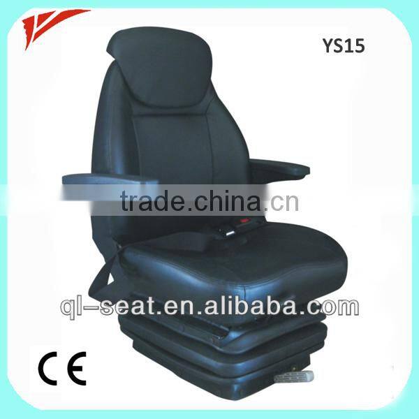 Universal seat armrests with suspension black color