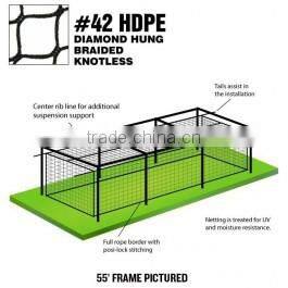 Baseball cage net