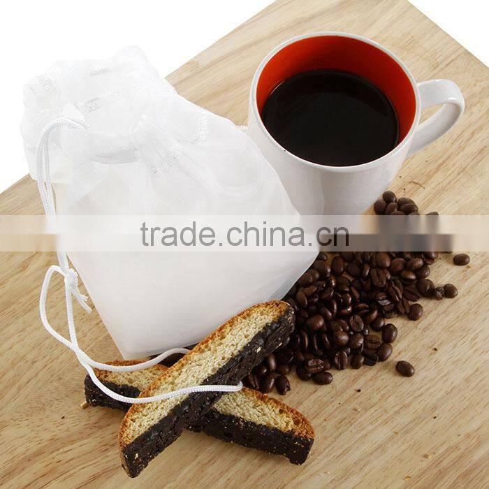 200 micron food grade cold brew coffee filter bag, almond milk strainer bag