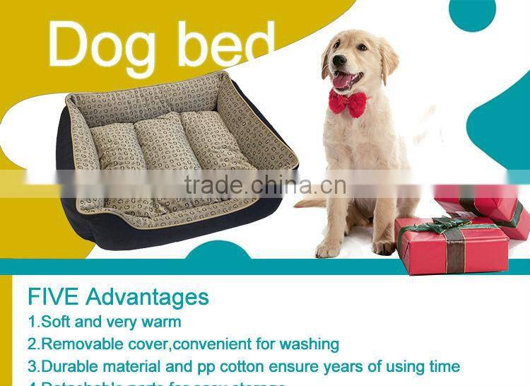Pet luxury dog cushion bed