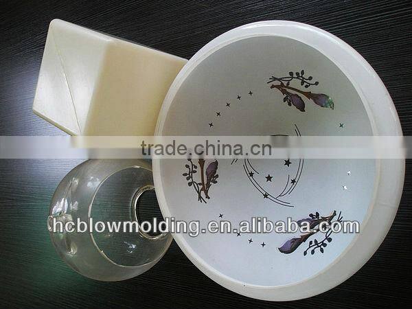 OEM Blow Molding Plastic PP PVC PE LED Light Plastic Cover Lamp Shade Design