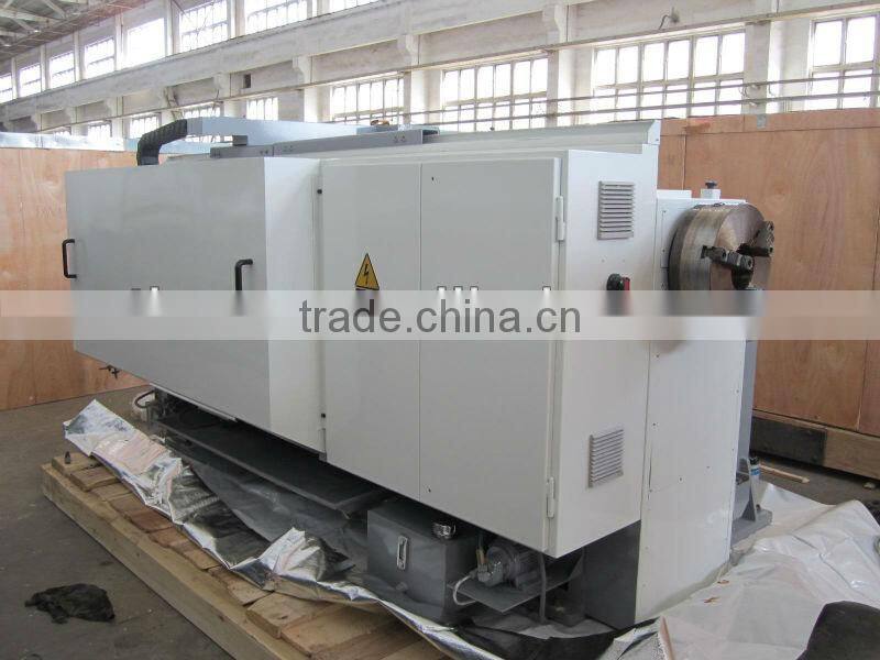 QK-120A CNC Pipe Thread Lathe (130mm large spindle bore lathe)