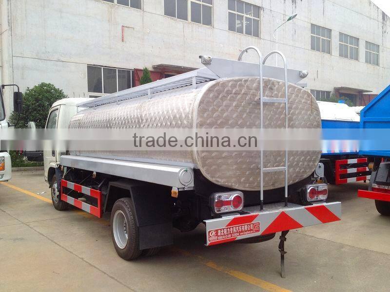 dongfeng 4x2 mini milk tank truck