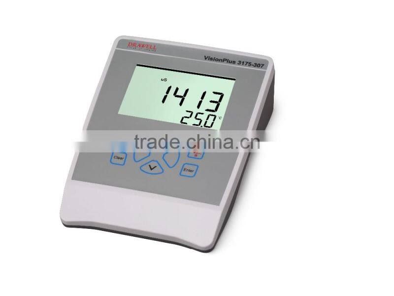 Desktop type ph electrical conductivity meter