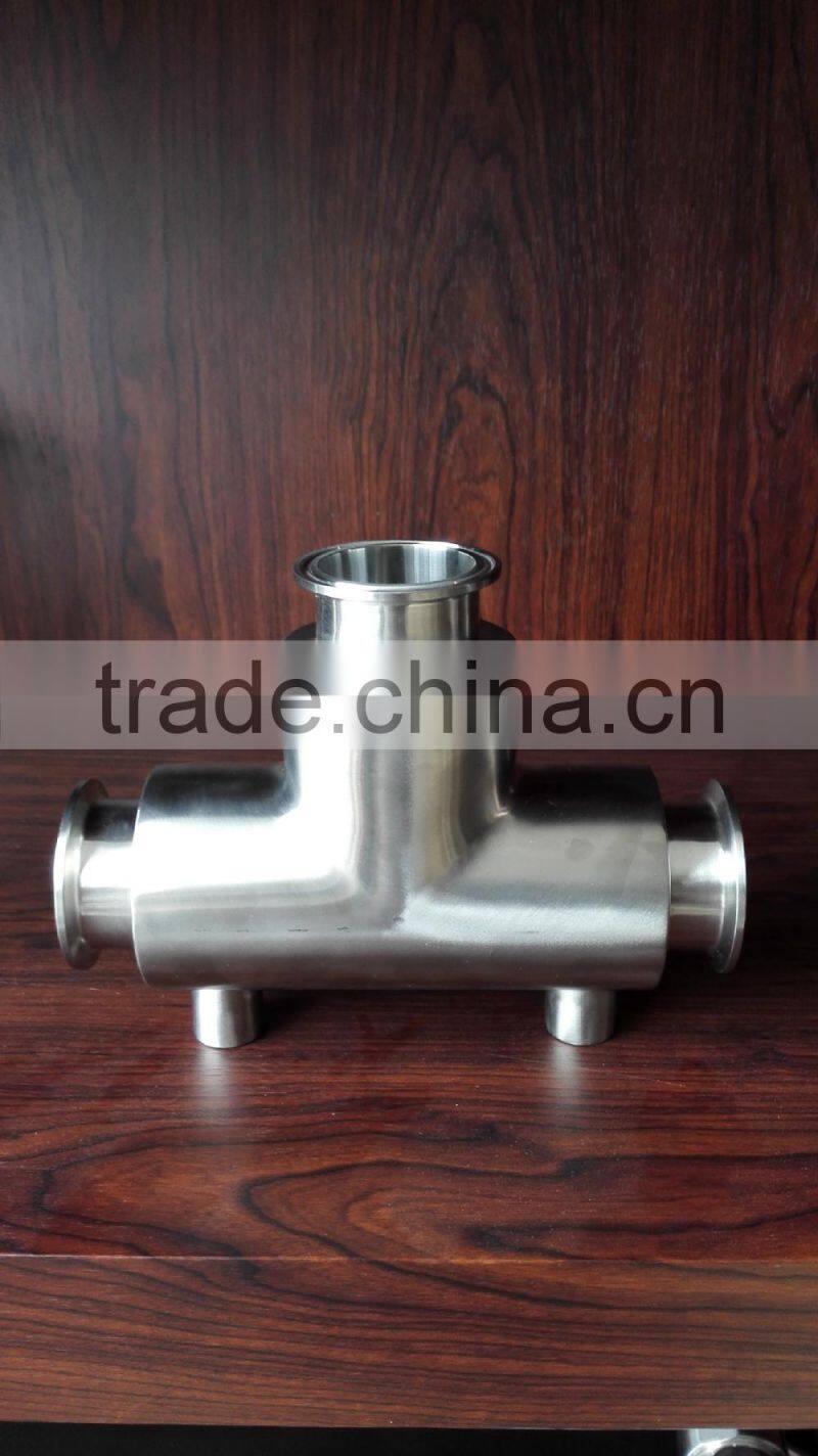 304 316 Tee pipe with jacketed(according to your drawing)